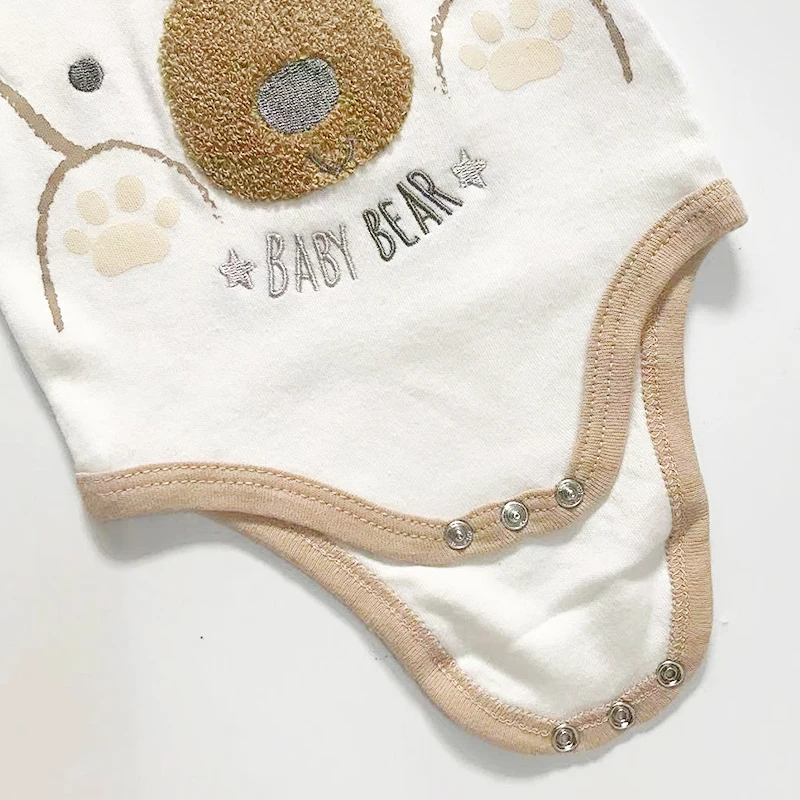 

Lovely Cartoon Boy Baby Clothes Set 3 Pcs of Bodysuit Pant hat High Quanlity Super Soft Newborn Baby's Set