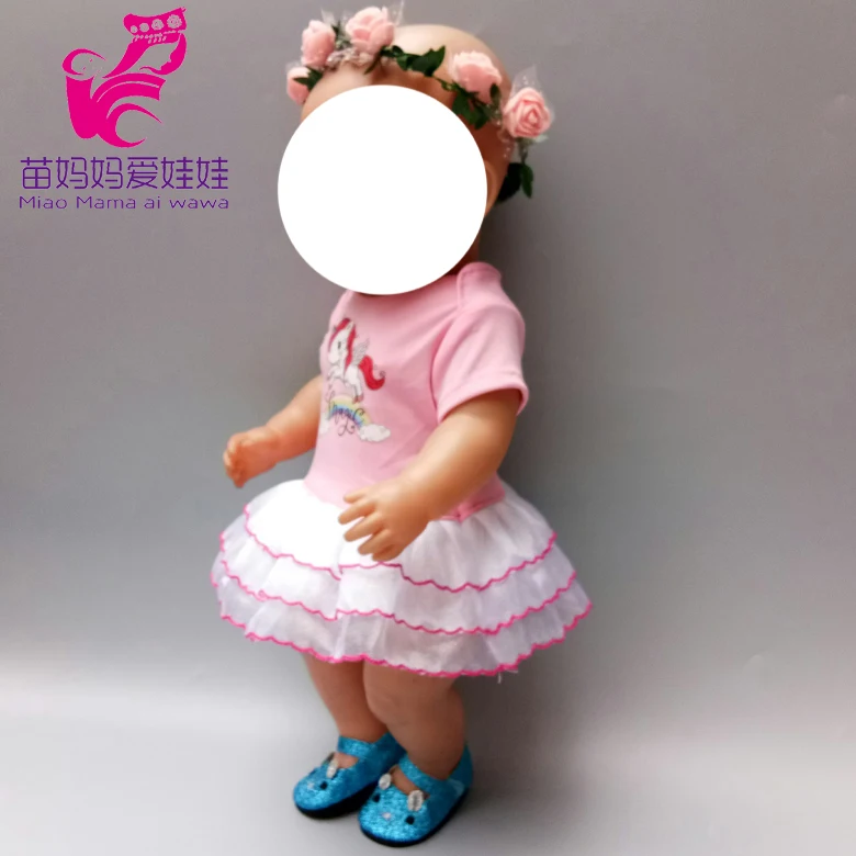 Одежда для куклы-младенца, штаны, рубашка, юбка-пачка для 1" 45 см, кукольная одежда, набор игрушек, одежда для детей, подарок для девочек