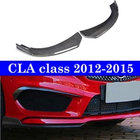 front lip carbon splitters fender aprons for benz cla class w117 c117 cla250 cla260 cla45 2012 2015