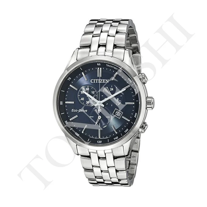 

AT2141-52L men's sapphire solar energy watch, using H504 solar energy movement, 100 meters water resistance.