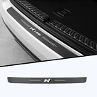 Автомобильные наклейки из углеродного волокна с защитой от царапин и педалью для Hyundai N Nline I20 I30 I40 IONIQ SONATA VELOSTER ELANCRA Fastback