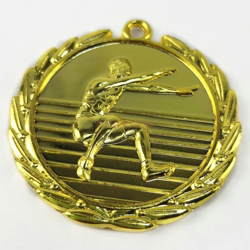 Мужская медаль с длинным скачком Металлическая Детская для спортивного