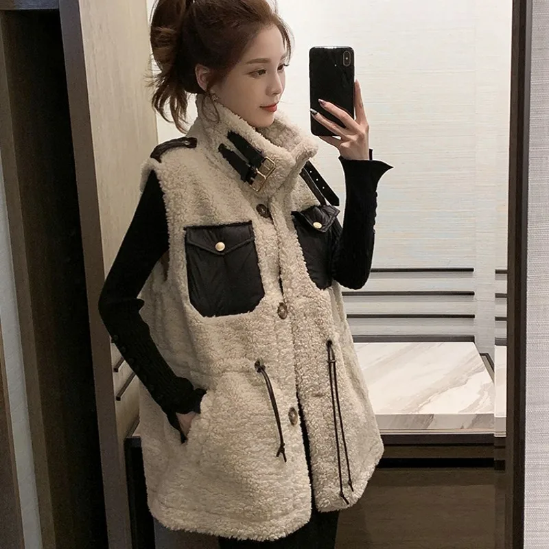 Новинка весенне зимний жилет без рукавов Женский Длинный женский куртка Женские