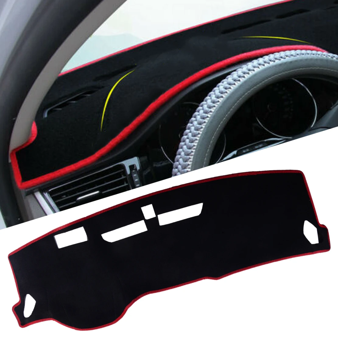 

Новый автомобильный передний коврик для приборной панели нескользящий солнцезащитный козырек чехол подходит только для Chevrolet Trailblazer 2021 с л...