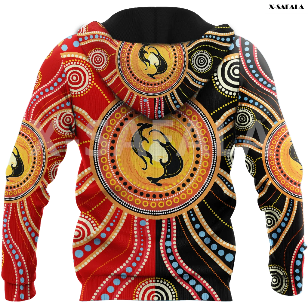 

Aboriginal_Kangaroo_Australia_Indigenous_Painting 3D Printed Hoodie Man Women Harajuku Outwear Zipper Pullover Sweatshirt Casual