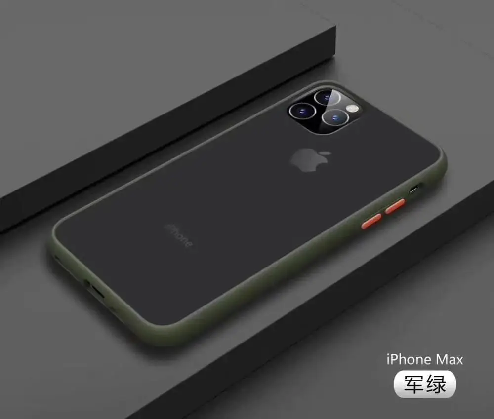 

For Apple iphone 11 Pro Max Case Hard PC Transparent Matte Protective Back Cover case for iphone XS Max XR 6 6S 7 8 Plus