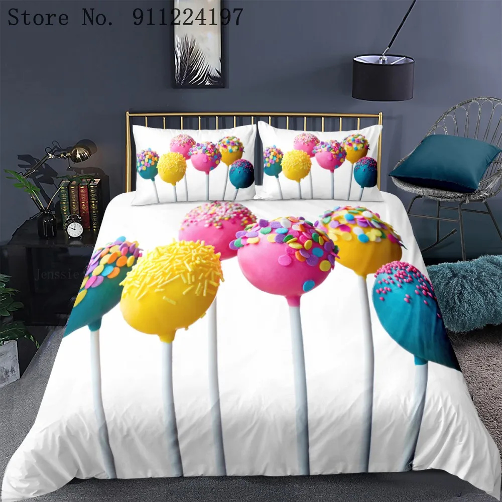 Набор пододеяльников серии еды с принтом пиццы детские постельные