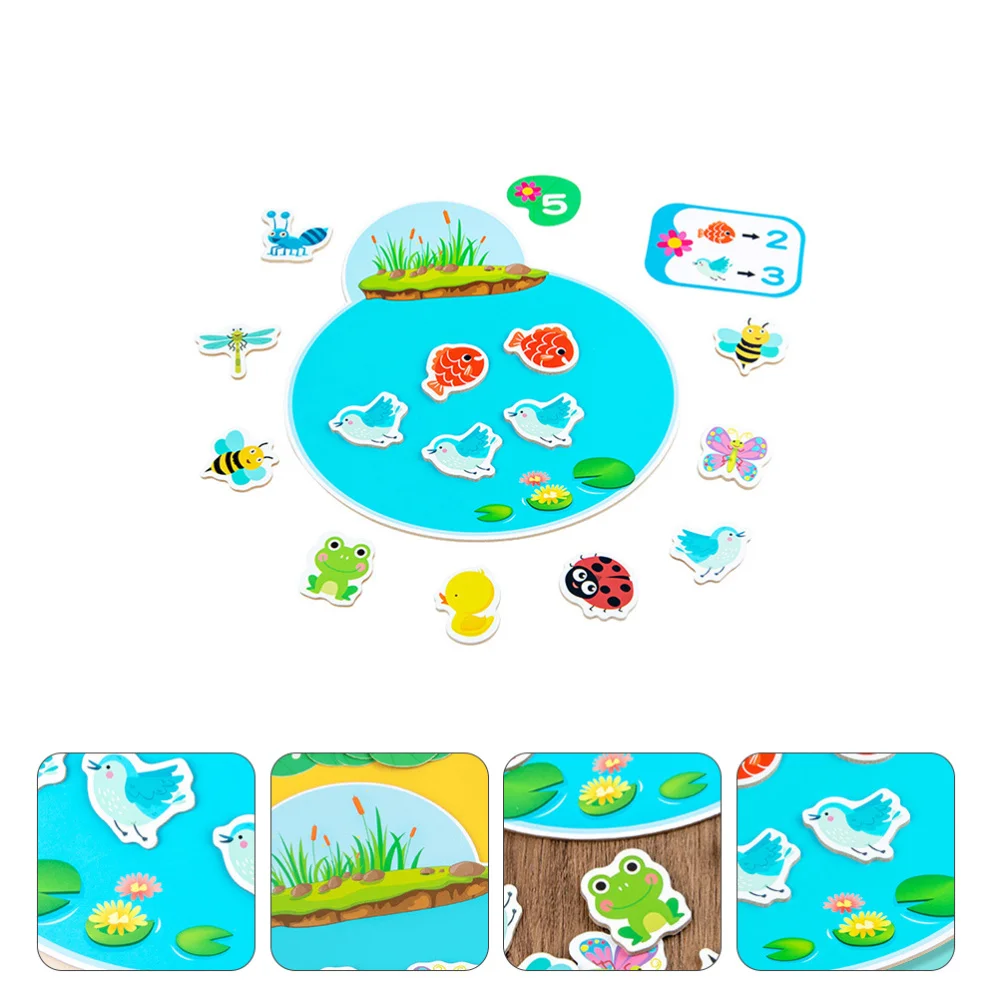 

1 Set Board Game Toys Wood Board Game Playthings Parent-child Interactive Toys