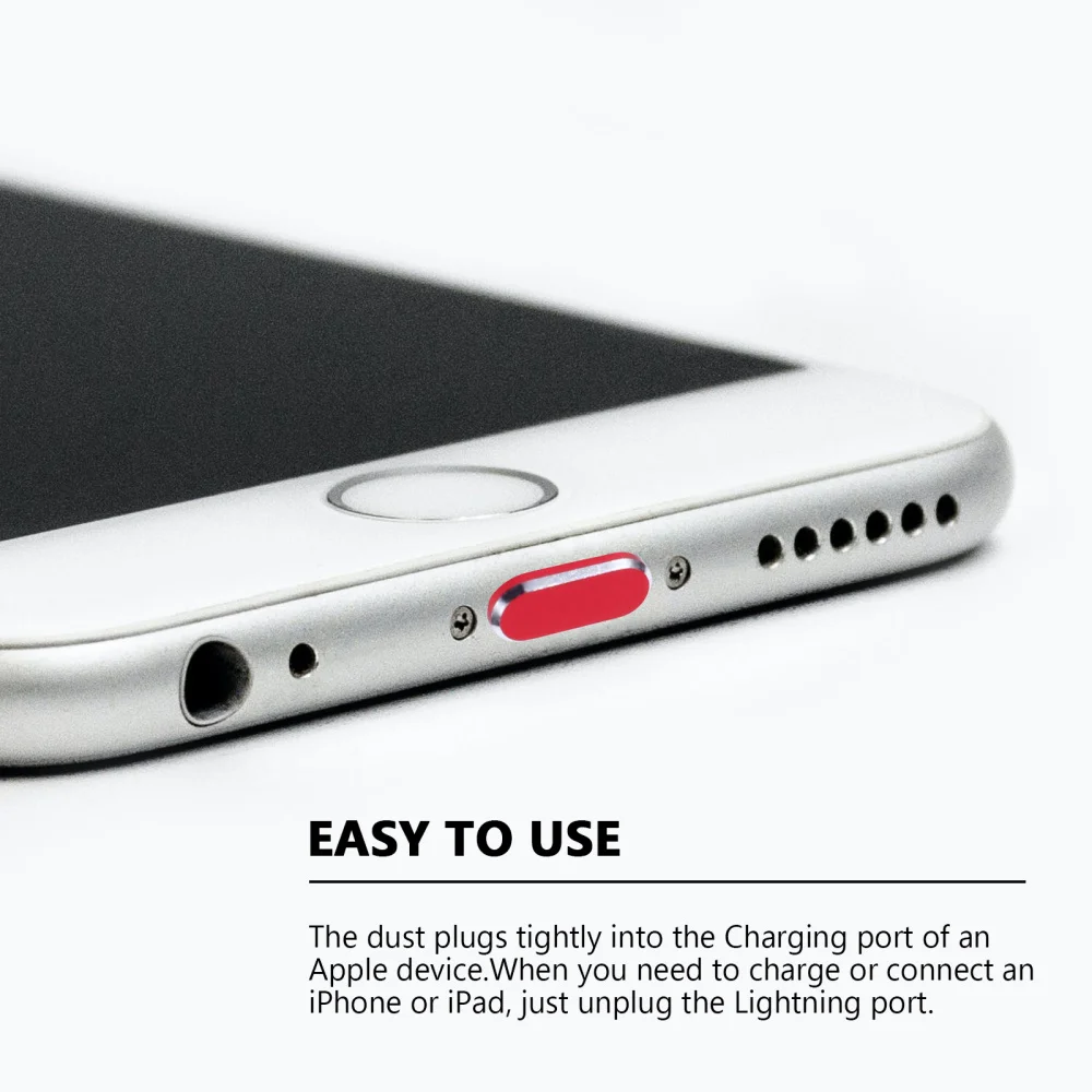 

1 Set 5Pcs Charging Port Dust Plugs Stoppers Compatible with iPhone XS Max