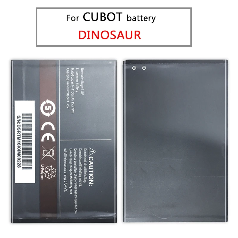 Для CUBOT Dinosaur 4150mAh смартфон литий ионная полимерная батарея для Dinosaur|Аккумуляторы