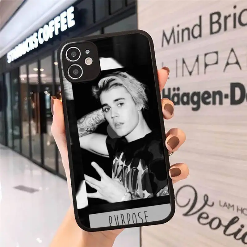 

justin bieber singer justice Phone Case matte transparent For iphone 7 8 11 12 plus mini x xs xr pro max cover