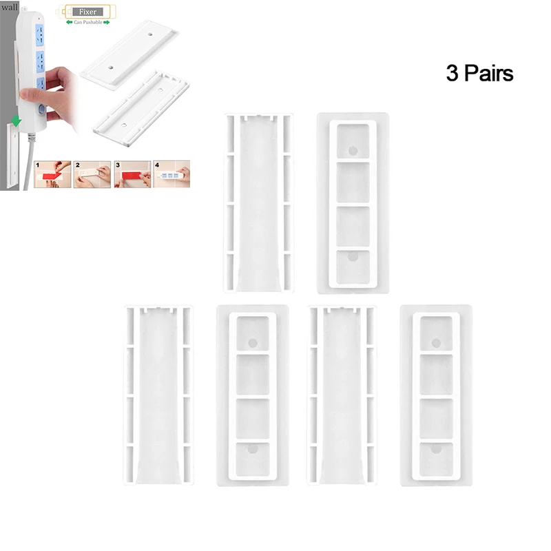 3 пары/партия/6 шт. настенная кабельная патч Панель держатели бесшовные Удар Щипцы