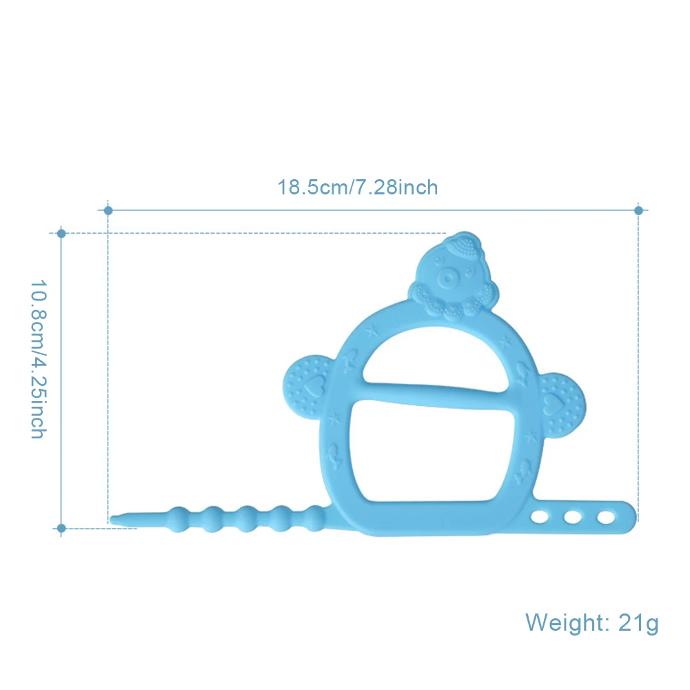 

High Quality Baby Teething Toy Bracelet Toys for Baby Teething Chewing Biting Silicone Chew Toys Wearable for Infants Toddlers