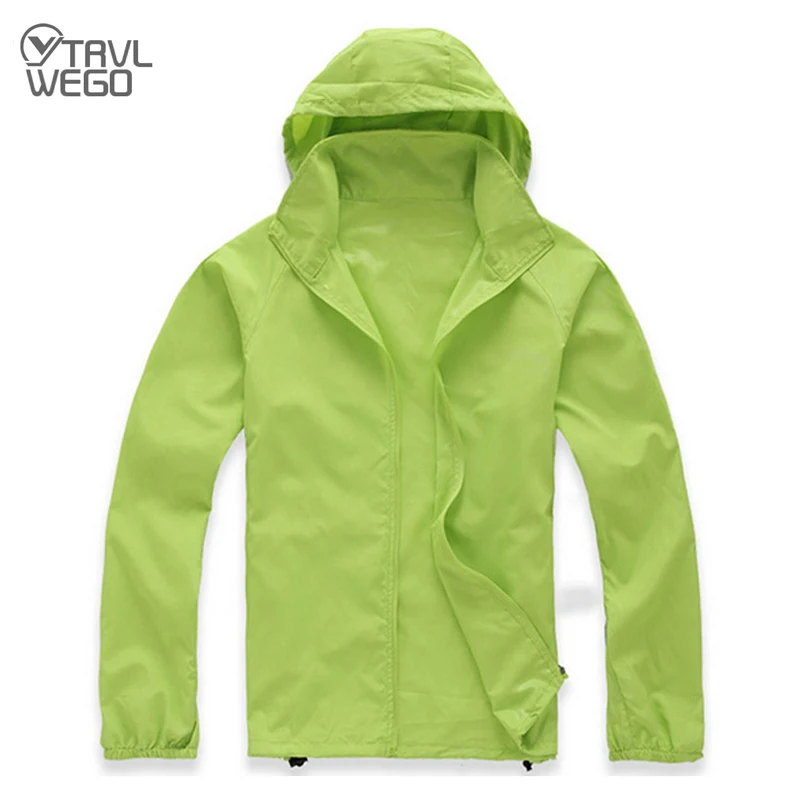 

TRVLWEGO Skin Dust Coat Hiking Camping Jacket Quick Dry Summer Windproof Men&Women Breathable UV Protection Promotion Activewear