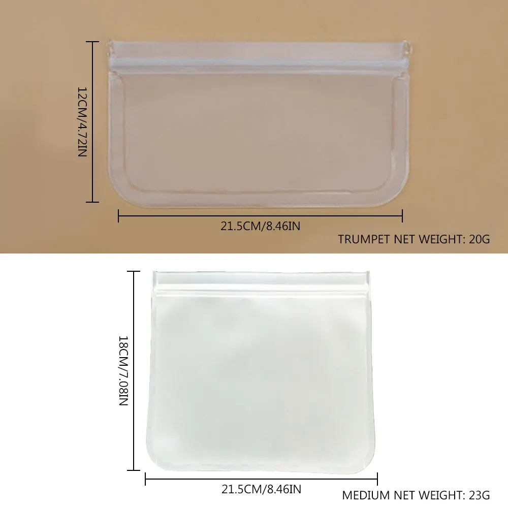 Многоразовые перерабатываемые кухонные пакеты для хранения пищевых продуктов