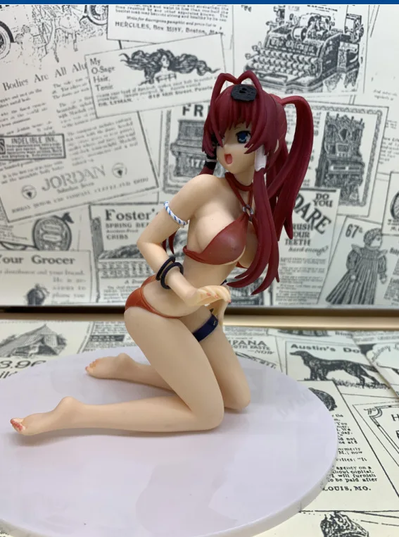 Аниме 18 см AlphaMax SkyTube Самурайские девушки купальник ПВХ Фигурки Сексуальная