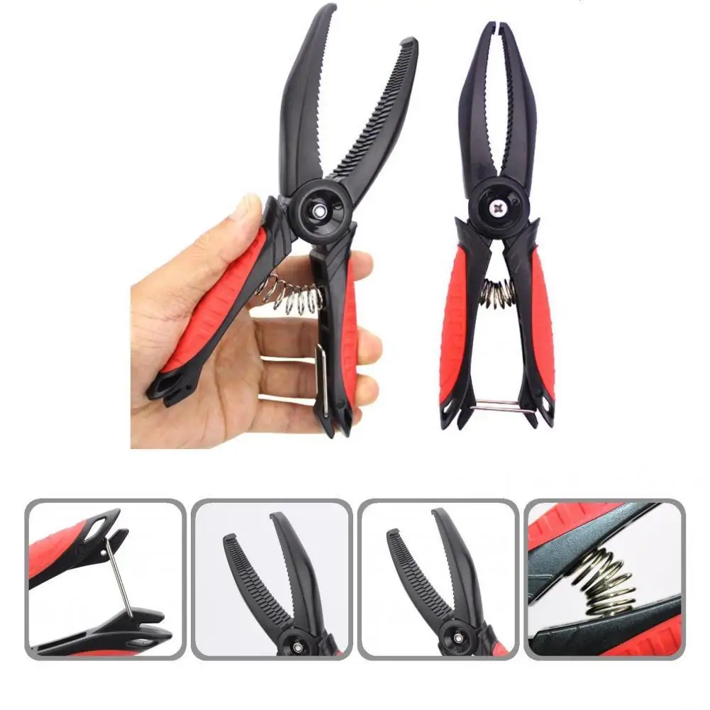 

Fishing Accessory Solid Folding Buckle Angling Pliers ABS Control Fish Pliers Compact for Outdoor