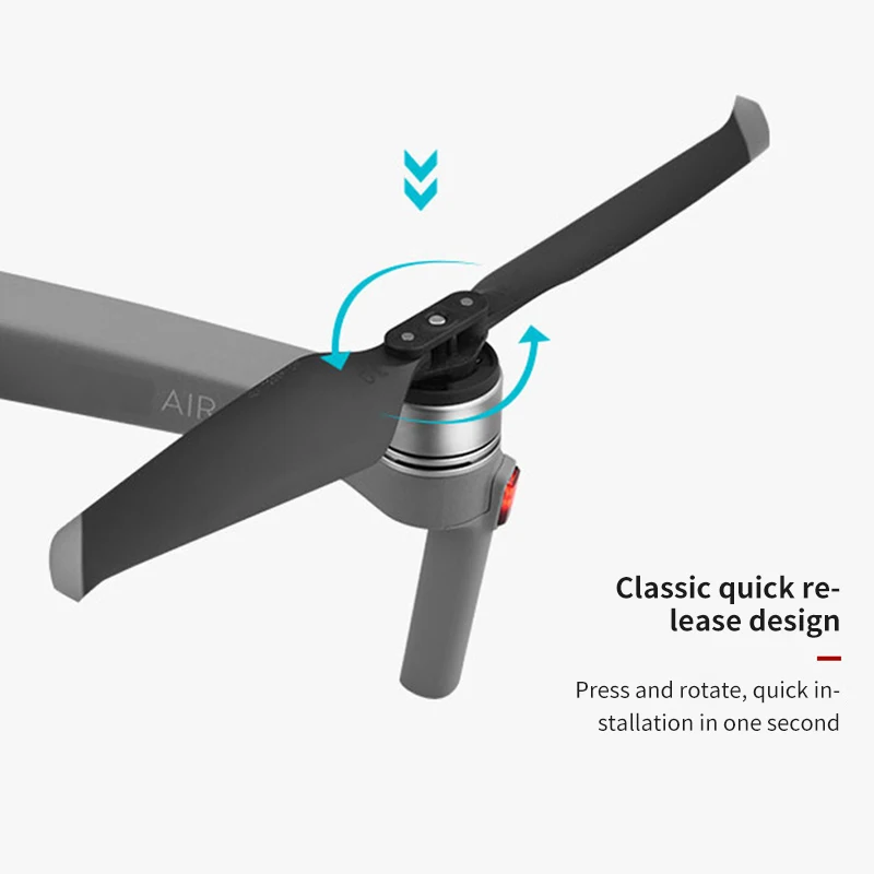 Быстроразъемный Пропеллер для DJI Mavic 2 Pro Zoom малошумный лопасть шумоподавляющий