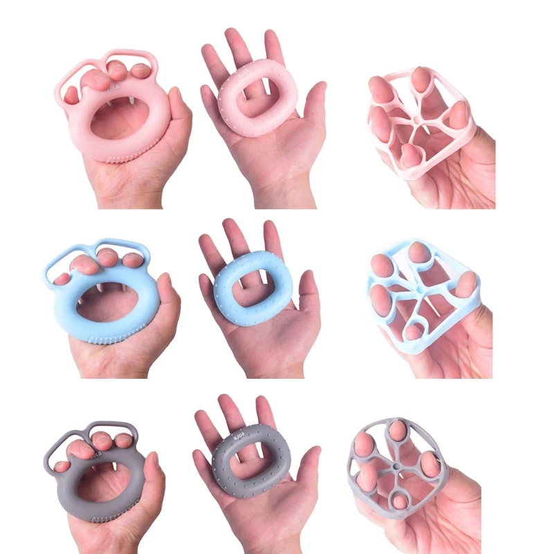 

Finger Strengthening Grip Massager-Hand Stress Exercisers Tool - Squeeze Training Tool-Muscle Strengthening Exerciser