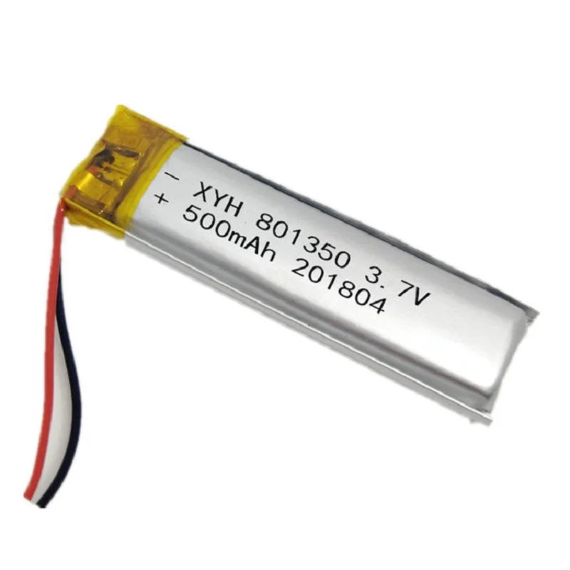 

801350 battery Intelligent lock 500mah Recording pen Strip shape battery
