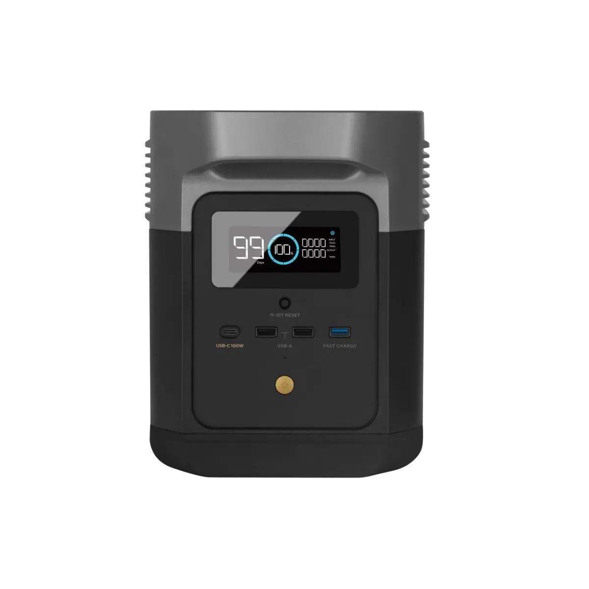 

ECOFLOW DELTA Mini Power Station 1400W Outdoor Camping RV Backup Lithium Batter AC Output Power 90% of your home devices