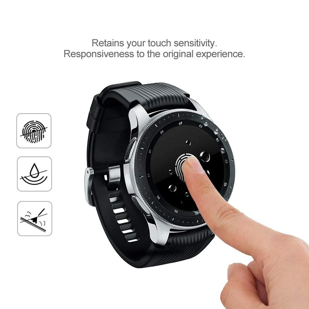 Cover for Samsung Gear S3 frontier Classic Clear Protective Film for Samsung Galaxy Watch 42MM 46MM Tempered Glass Screen