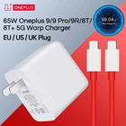 Зарядное устройство Oneplus 65 Вт Surper для One Plus 9 Pro 9R 8T + 5g Warp Charge 65, адаптер питания с кабелем Type C на Type C