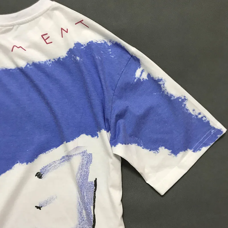 XX Vetements футболки Летние граффити топы тройники для мужчин и женщин Слон Красочные