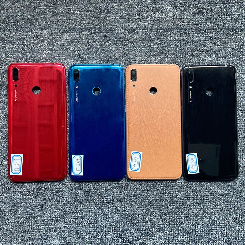 

Сменная задняя крышка для Huawei Y7 6,26 DUB-LX3 DUB-L23, 2019 дюйма, корпус батарейного отсека с объективом камеры