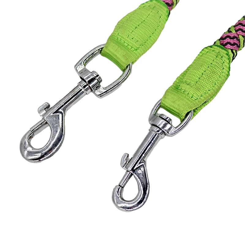 Многофункциональный поводок для двух собак нейлоновый двойной регулируемая