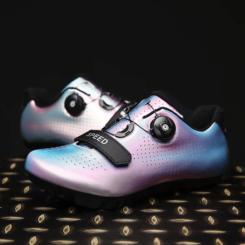 New Racing Road Cycling Shoes Breathable Non-Locking Bicycle Sneakers Men Professional Outdoor Athletic Sports Bike Shoes Unisex