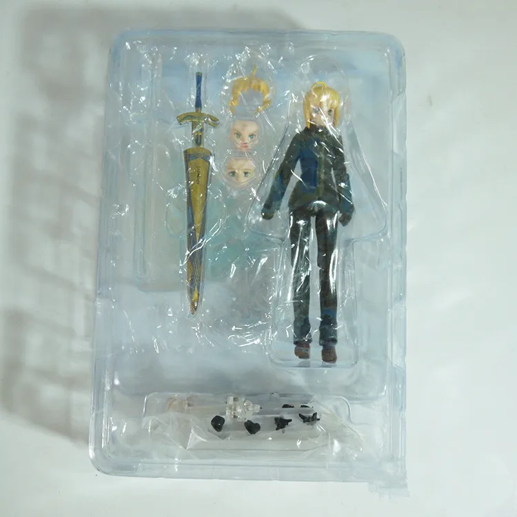 Экшн-фигурка Fate Stay Night Zero Saber black version из ПВХ 15 см подарок коллекционные игрушки
