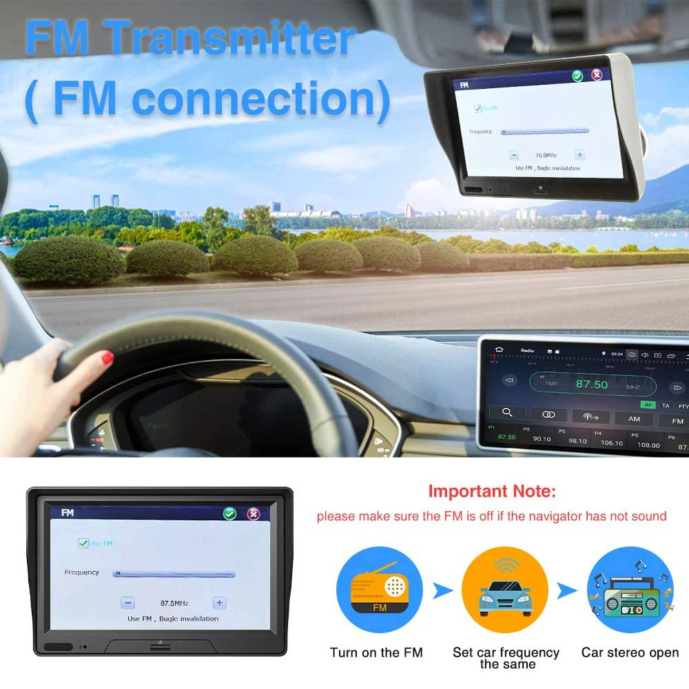 3 вида стилей 7 &quotHD Автомобильный GPS-навигатор FM Bluetooth-совместимый AVIN Navitel новейшая