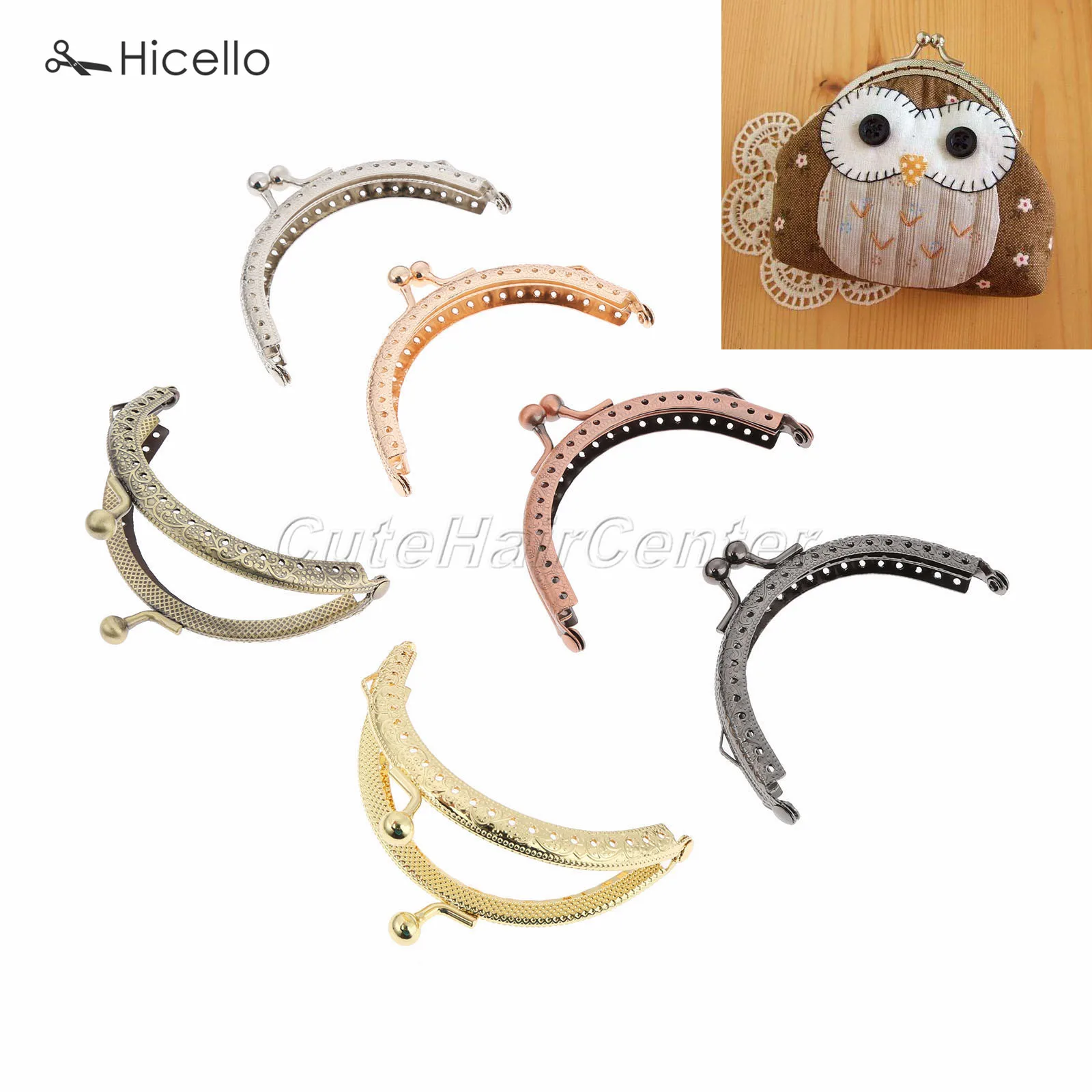 5 компл./лот металлические зажимы для кошельков рамки Внутренняя дверные ручки