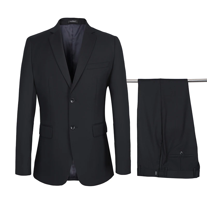 Американский размер 4XL повседневные деловые однотонные мужские костюмы вечерние