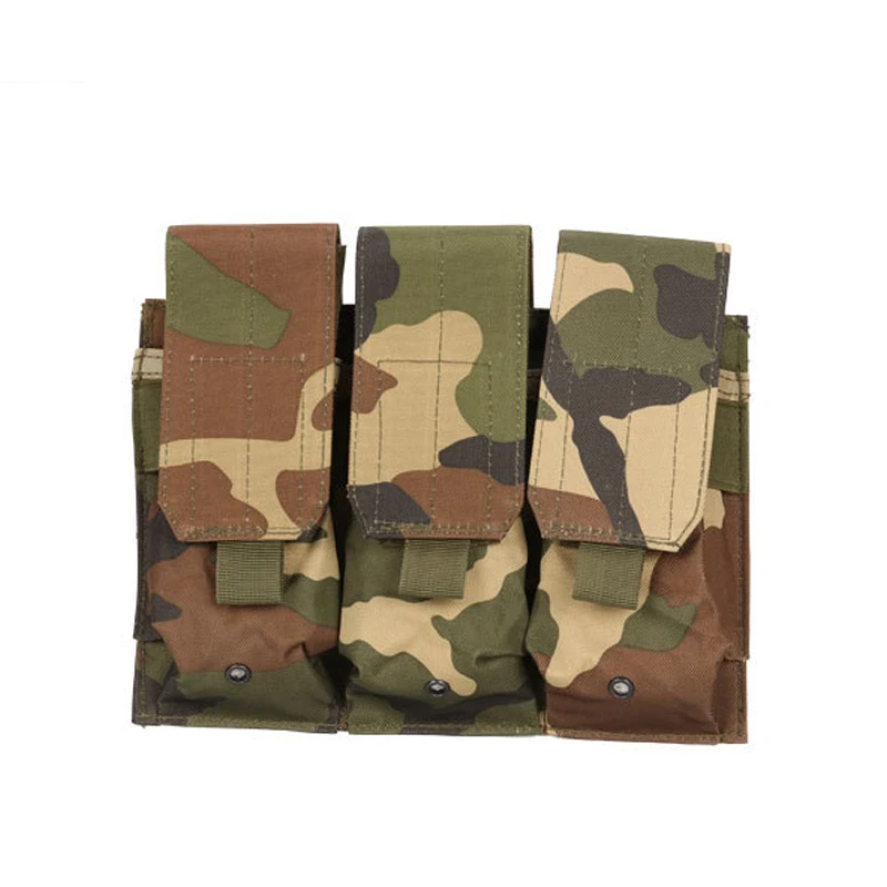 Сумка MOLLE Triple M4 для страйкбола сумка магазина камуфляжная упаковка Военная