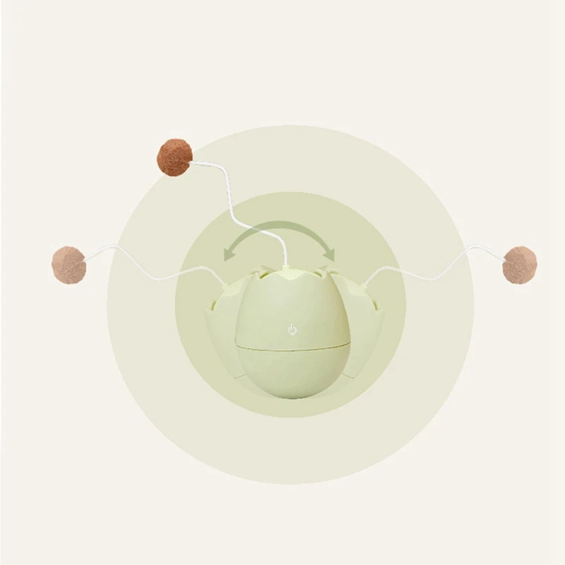 

Plastic Wlectric Toy Cat Toy Ball Type Interactive Toy Pet Product Tumbler Cat And Owner Interaction Toy Pet Toy Hot