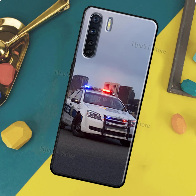 Чехол полицейская машинка для OPPO A96 A76 A16 A94 A74 A54 A77 A17 A52 A72 A91 A93 A5 A9 A31 A53 A57s |
