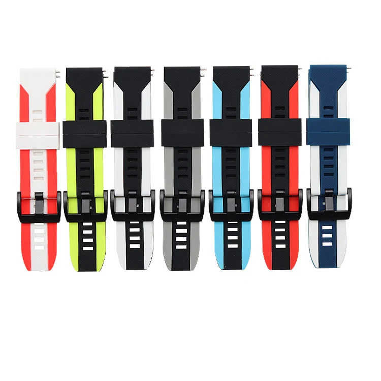 Ремешок спортивный для наручных часов нейлоновый браслет Amzfit Bip Samsung Galaxy 42/46 мм Gear