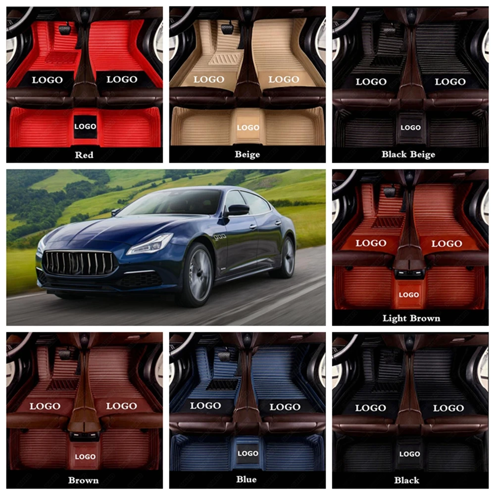 Автомобильные коврики для Maserati Quattroporte GranTurismo Ghibli Levante водонепроницаемые на заказ