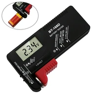 bt 168 universal button multiple size battery tester for aa aaa c d 9v 1 5v lcd display digital battery tester volt checker