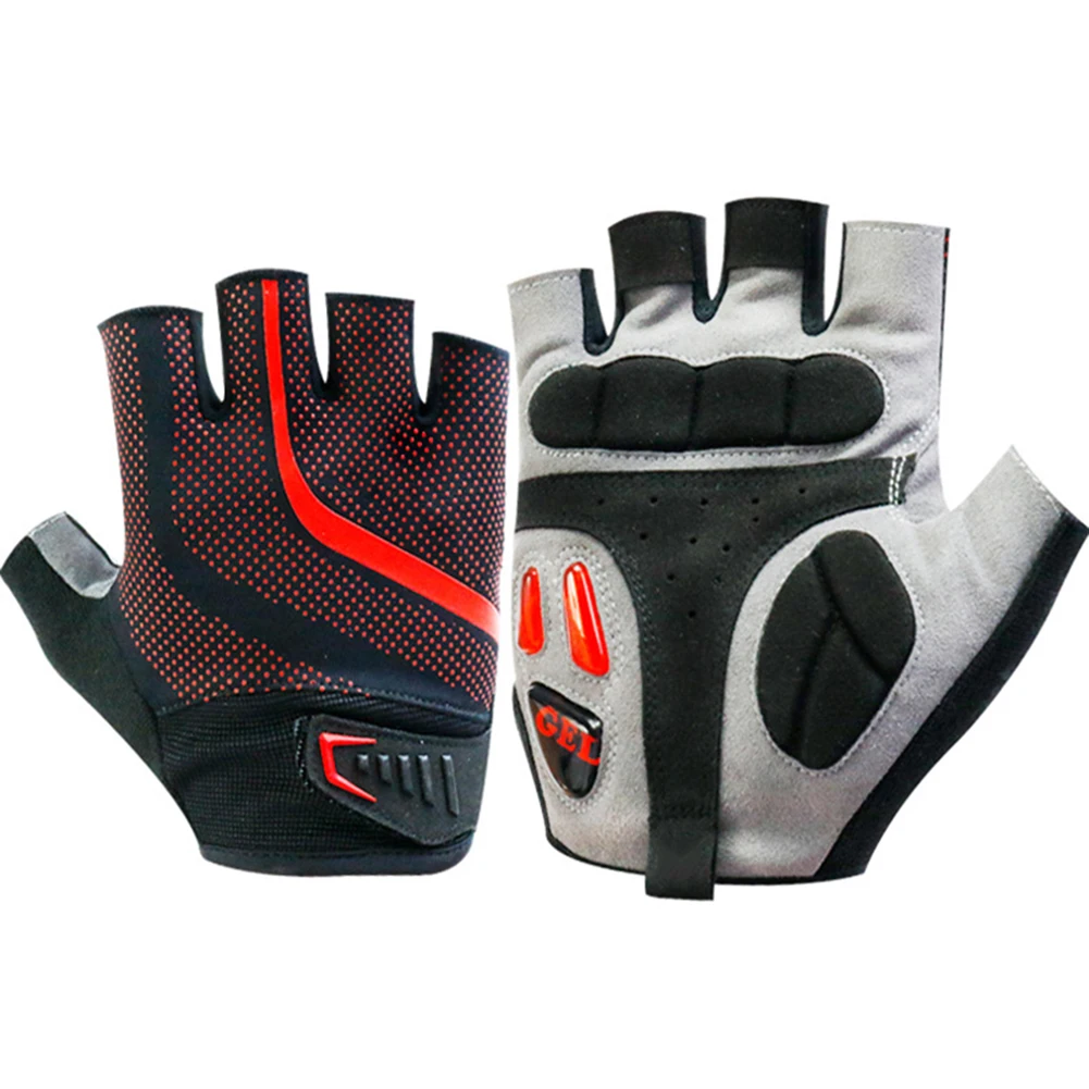

Cycling Gloves Mountain Bike Gloves Half Finger with Shock Absorbing Breathable for Summer FEA889