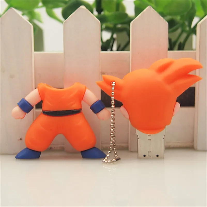 Реальный Ёмкость с рисунком из мультфильма Жемчуг дракона Толстовка USB флэш