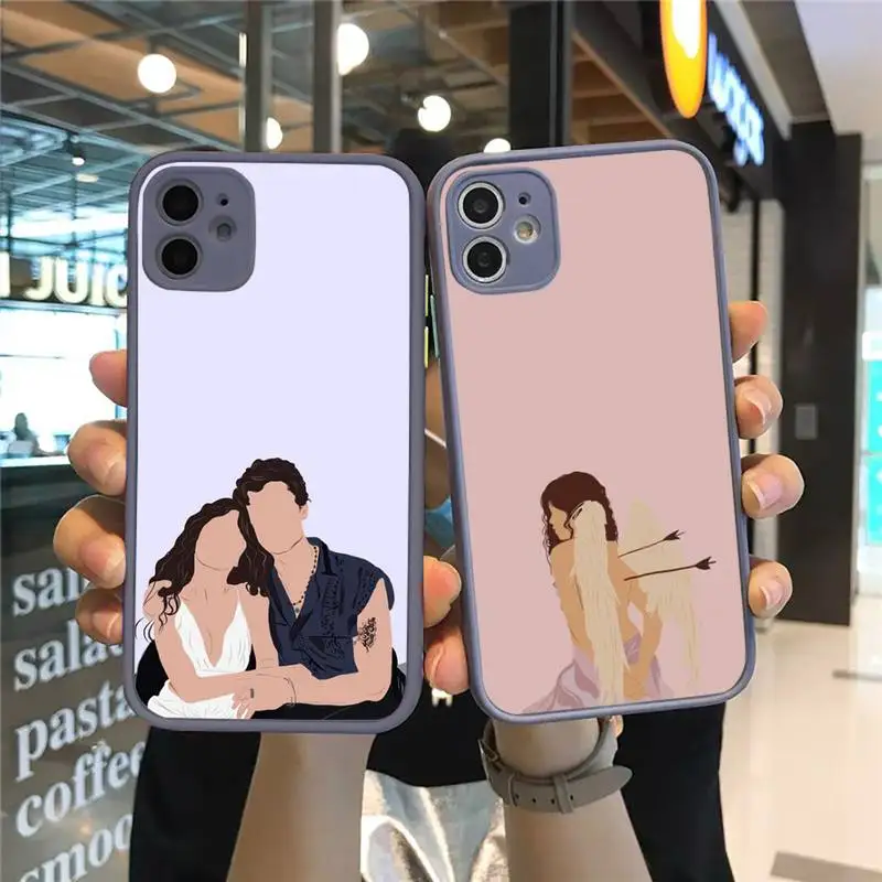 

Camila Cabello color cartoon fashion Phone Case Matte Transparent for iPhone 7 8 11 12 s mini pro X XS XR MAX Plus cover funda
