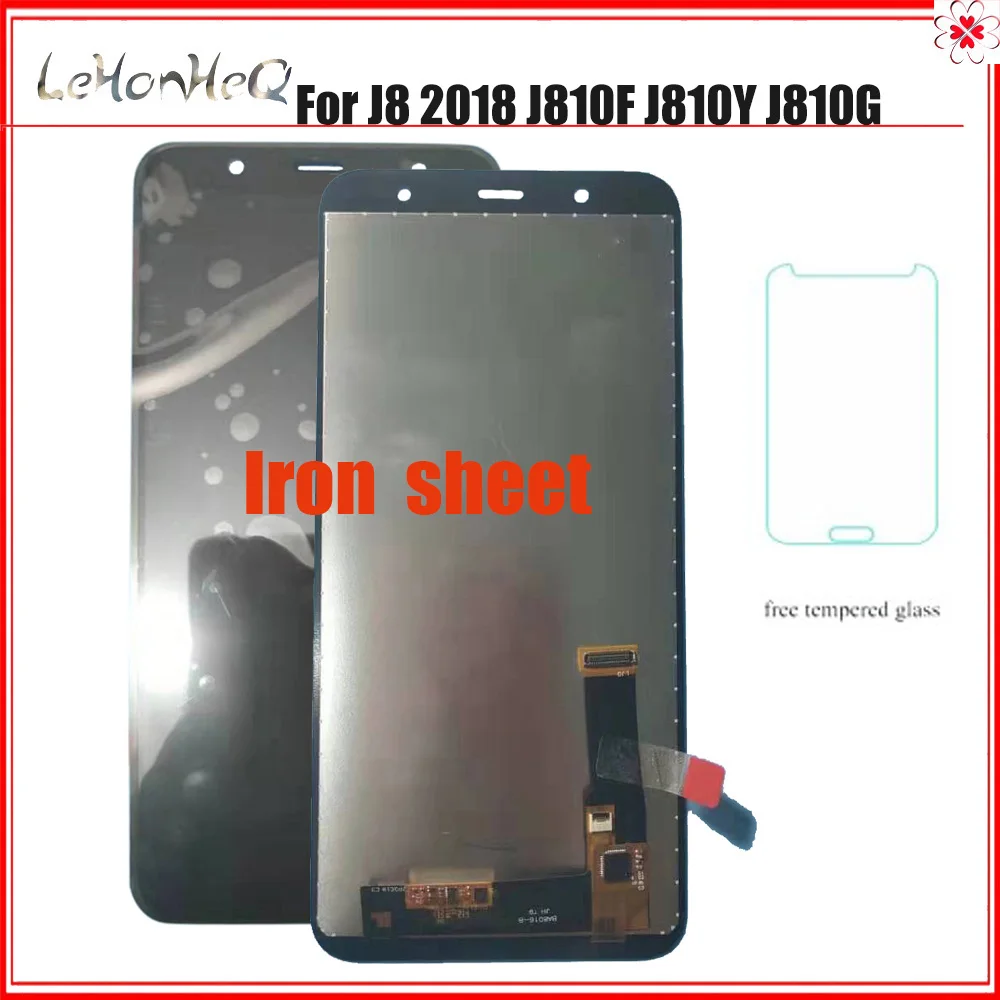 Для samsung Galaxy J8 2018 J810 экран ЖК дисплей сенсорный регулировка яркости Pancel sm j810m J810F