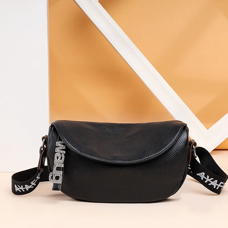 

Fashion Trend Luxury Designer Handbags For Women Genuine Leather Hobo Casual Vintage Shoulder Bags Korean White Messenger Bag