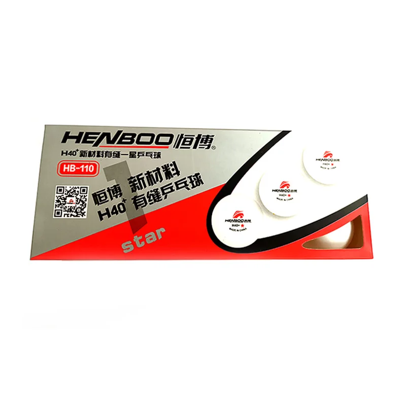 HENBOO 1-Star 10 шт./партия мячи для настольного тенниса мячи для пинг-понга материал 1-Star Прошитые шарики из АБС пластика Поли мячи для пинг-понга - Цвет: 10 pcs white
