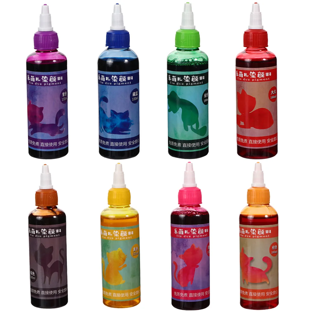 

8 шт., пигменты для творчества, 100 мл