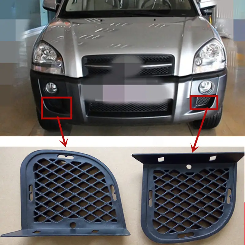 

2pcs front bumper Ventilation grille for hyundai Tucson 2005-2010 Fog light grille 865662E000 865652E000