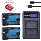 DuraPro LP-E6 LP-E6N литий-ионный аккумулятор Сделано с японскими ячейками + LCD USB двойное зарядное устройство для Canon EOS 5DS R 5D Mark II 5D Mark III 6D 7D